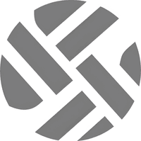 Минималистичный абстрактный логотип компании Pump-Jp в серых тонах на белом фоне