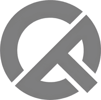 Минималистичный абстрактный логотип компании Pump-Jp в серых тонах на белом фоне